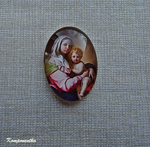 Kabošon svatí 18x25mm 1kus