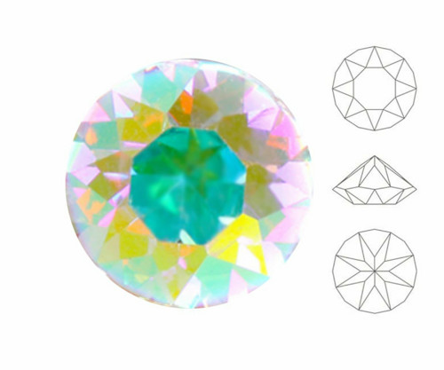 20ks Izabaro Crystal Crystal Ab 001ab Round