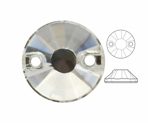 20ks Izabaro Crystal Crystal 001 kolo šít na