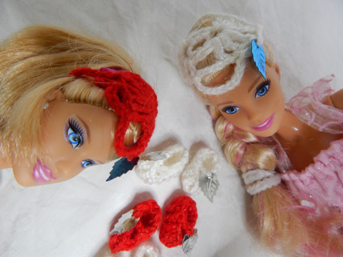 Balerínky a čelenky - SLAVKOSTNÍ - oblečky BARBIE