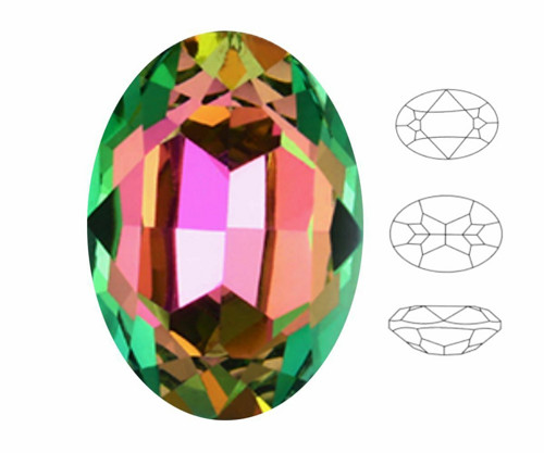 2ks Izabaro Crystal Vitrail Medium 001vm Oval
