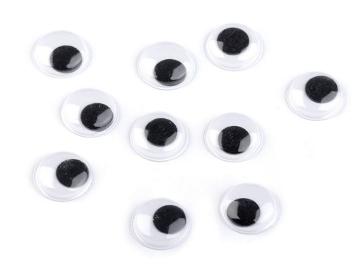 Samolepicí oči 18 mm (20ks)
