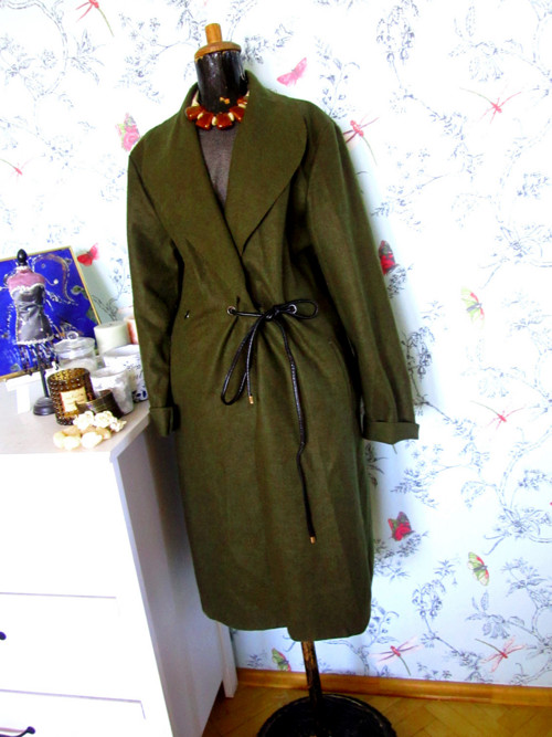 Jarní kabát zavinovací, wrap — foto 1