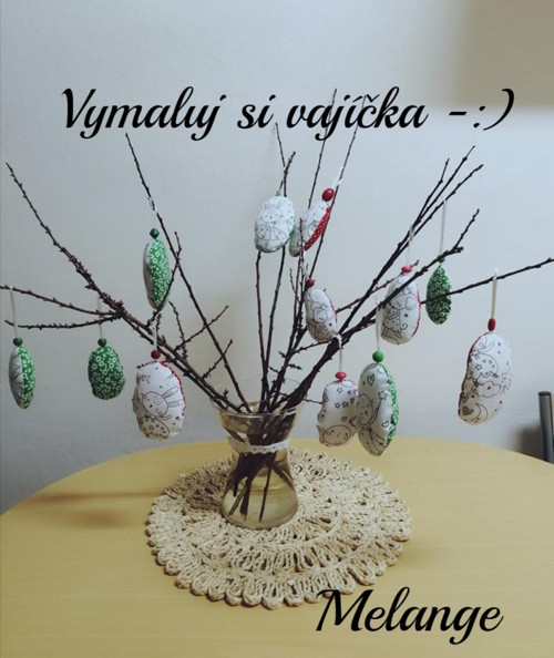 Velikonoční sada-vajíčka-vymaluj si sám! sleva !