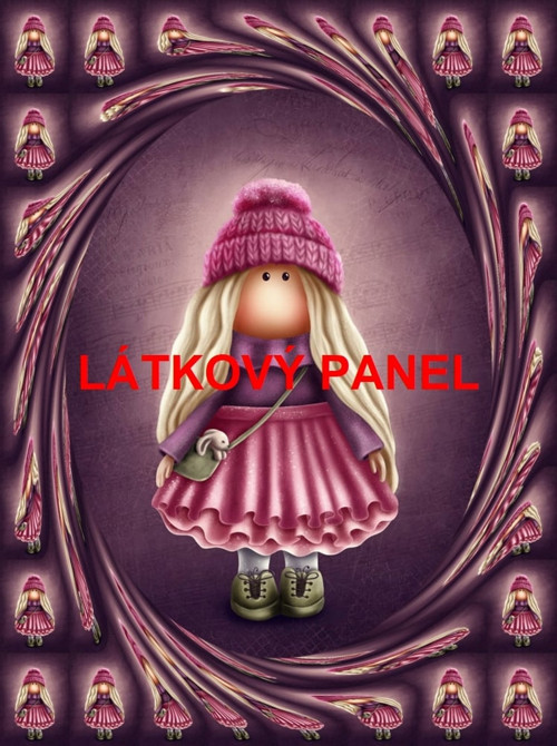 Bavlněný panel 7x10 cm - skladem — foto 1
