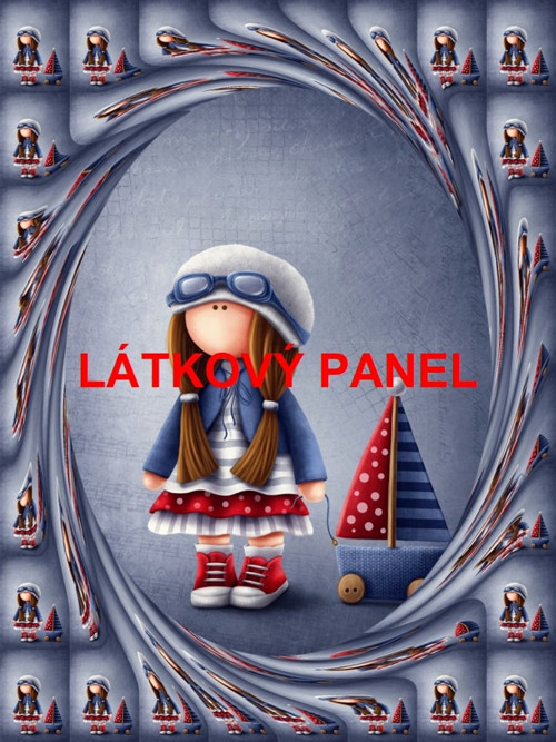 Bavlněný panel 7x10 cm - skladem — foto 1