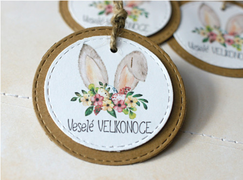 Visačka Veselé Velikonoce- 3 ks