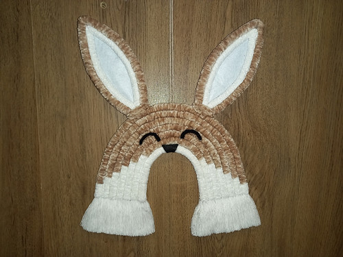 Macramé zvířátko Králíček Ø 40 cm — foto 1