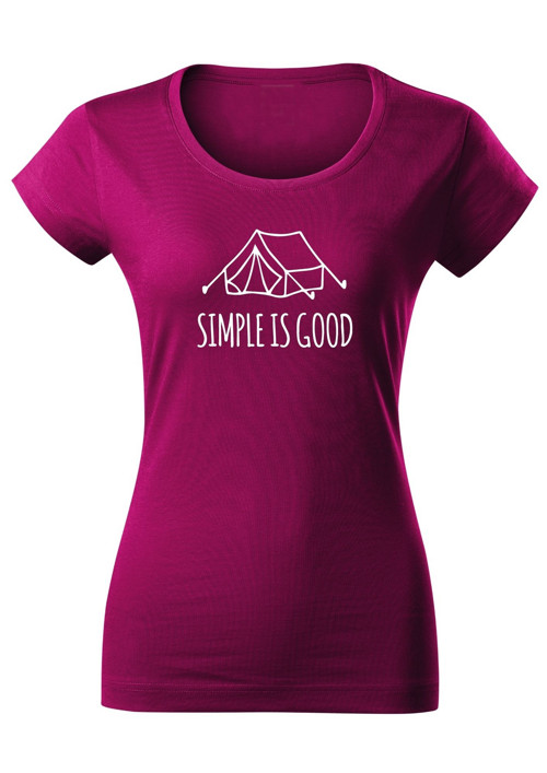 Dámské tričko "SIMPLE IS GOOD"