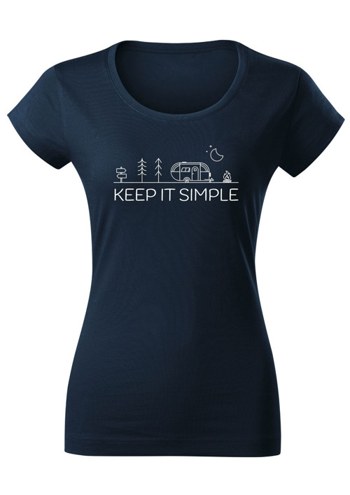 Dámské tričko "KEEP IT SIMPLE" — foto 1