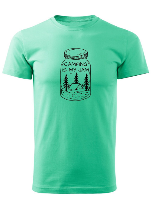Pánské tričko "Camping is my jam" — foto 1
