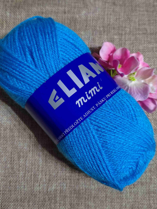 Pletací příze Mimi 50 g barva 235 modrá
