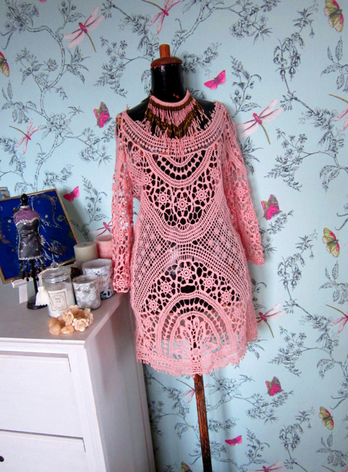 Tunika boho háčkovaná — foto 1