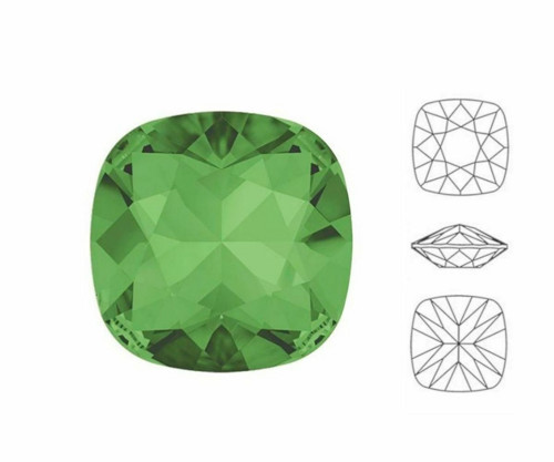 4ks Izabaro Crystal Peridot Green 214 polštář