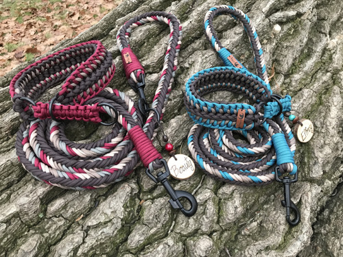 Polostahovací paracord obojek na přání