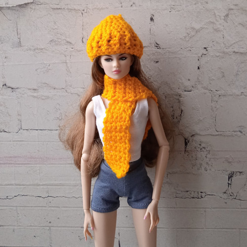 Oblečky pro Barbie, FR, Integrity - čepice, šála — foto 1