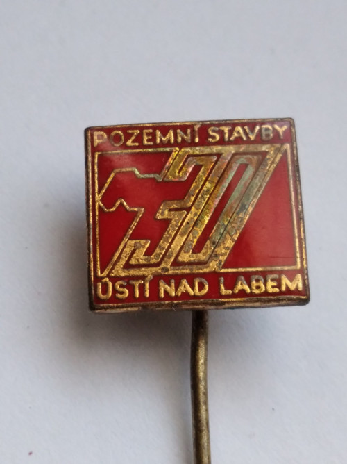 Odznak - Pozemní stavby Ústí nad Labem