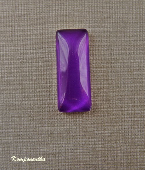 Kabošon obdélníkového tvaru 10x25mm 1kus