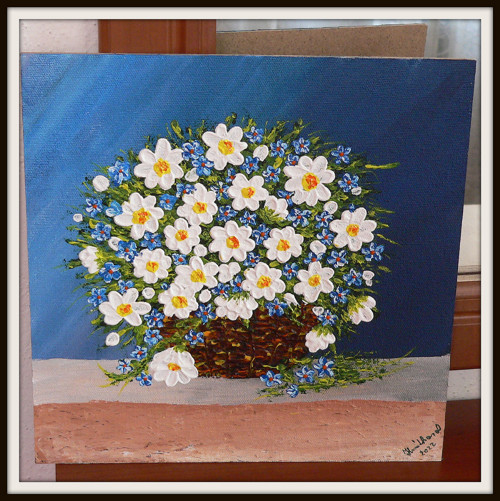 Kopretiny 25 x 25 cm