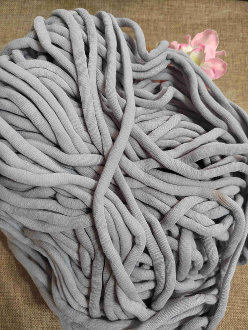 Příze Marshmallow tenká 250 g šedá