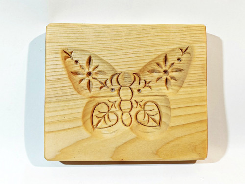 FORMIČKA na perník MOTÝL (lípa) 13x11x2cm
