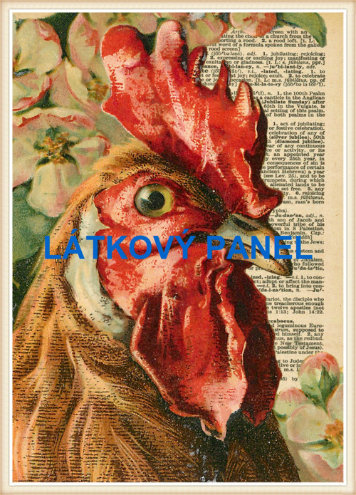 Bavlněný panel 20x30 cm - skladem — foto 1