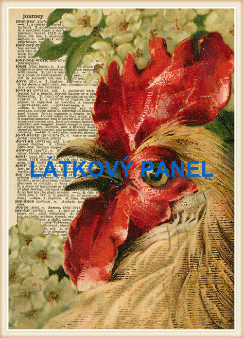 Bavlněný panel 20x30 cm - skladem