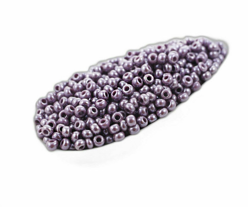 20g Opaque Amethyst Purple Luster Kulaté české