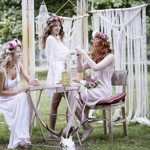 MACRAMÉ SLAVOBRÁNA - BOHO SVATEBNÍ BRÁNA (120x200)
