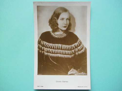 Herečka Greta Garbo (vintage pohlednice) — foto 1