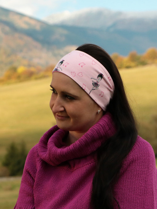 Úpletová čelenka baletka — foto 1