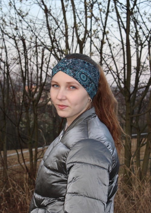 Čelenka " mandaly tyrkysové"