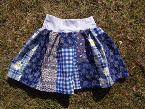 Boho sukně bez kapes RECY — foto 1