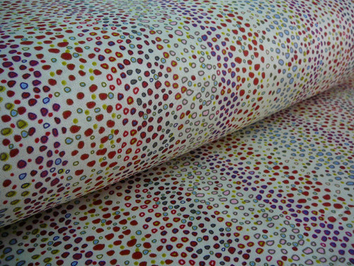 Metráž - nepravidelný puntíček No.2 - šíře 110cm