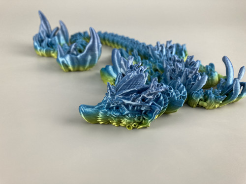 Korálový drak - 36cm, 3D tisk — foto 1
