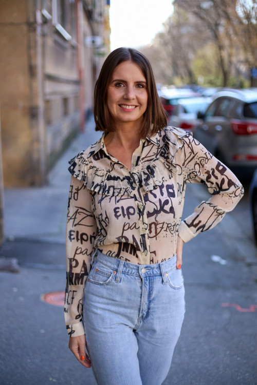 Košeľa Be Sassy - Letters — foto 1