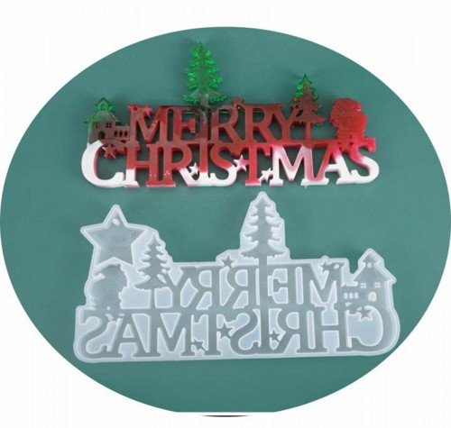 1pc velké veselé Vánoce visí Ornament 3d