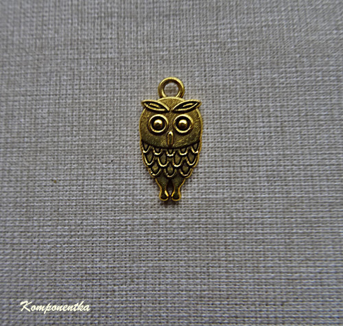 Přívěšek sova 10x18mm 1kus