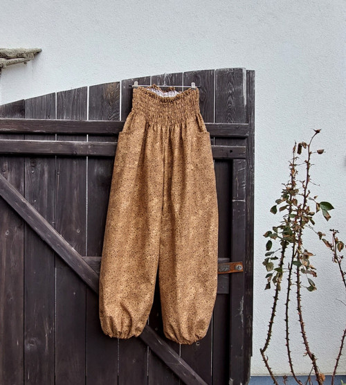 Turecké kalhoty Hnědé — foto 1