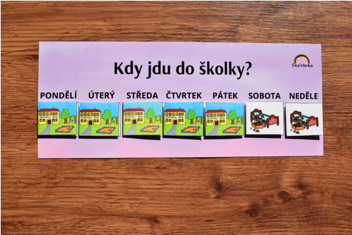 221. KDY JDU DO ŠKOLKY - růžový podklad
