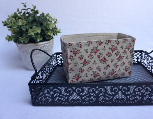 Textilní košíček - VÝPRODEJ-SLEVA 50% — foto 1