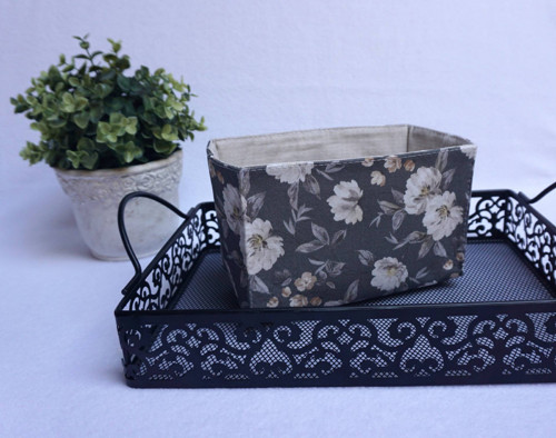 Textilní košíček - VÝPRODEJ - SLEVA 50% — foto 1