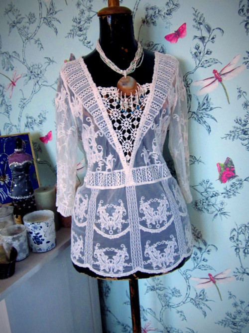Halenka boho rustic celokrajková — foto 1