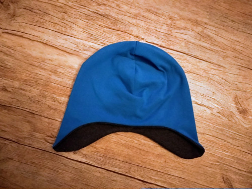 Bavlněná čepička oboustranná ušanka