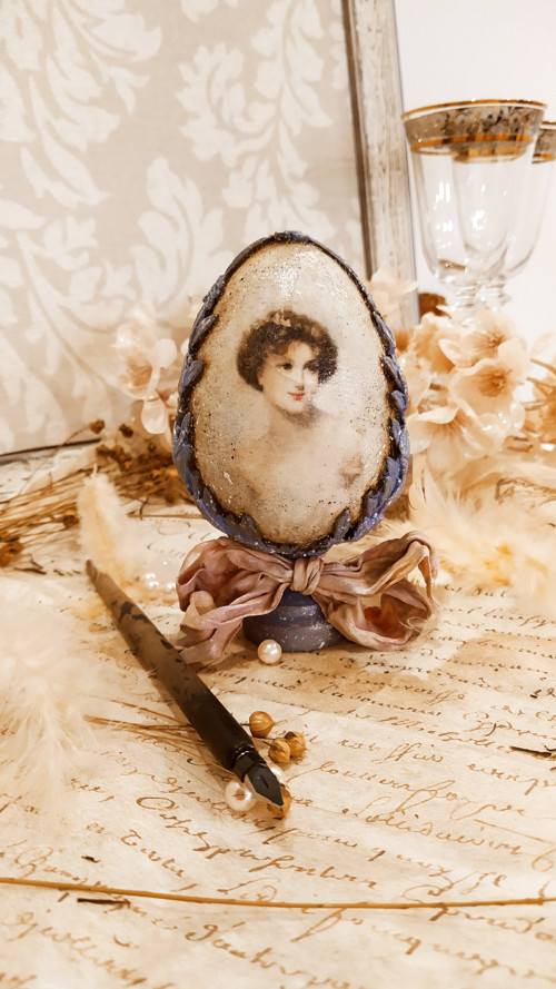 Dekorace vajíčko "Elizabeth"