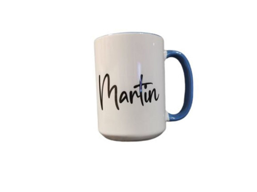 Hrnek VELKÝ 400ml se jménem, Martin