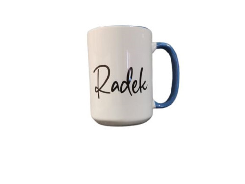 Hrnek VELKÝ 400ml se jménem, Radek