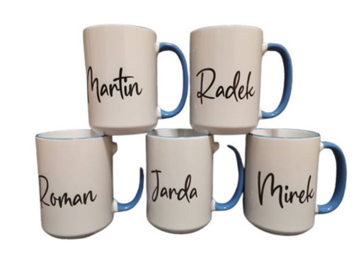 Hrnek VELKÝ 400ml se jménem, Muži