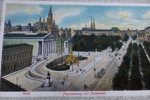 Z Vídně do Sarajeva...pohlednice, 1913