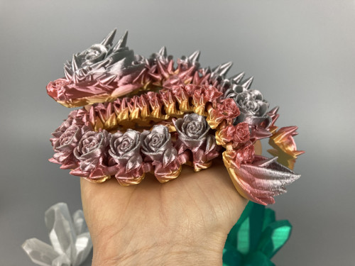 Růžičkový drak - 48cm, 3D tisk — foto 1